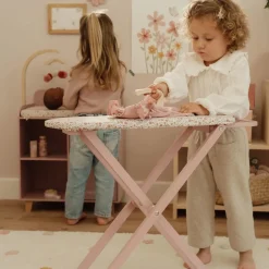 Houten Strijkplank met Strijkijzer – Roze – Essentials