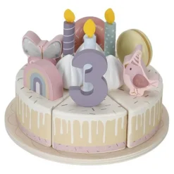 Houten Verjaardagstaartje - Roze - Essentials