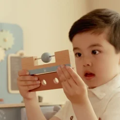 Houten werkbank - Blauw