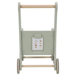 Houten winkelwagen - Groen