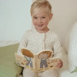 Junior dekbedovertrek - Groen - Essentials - Blueberry Leaves