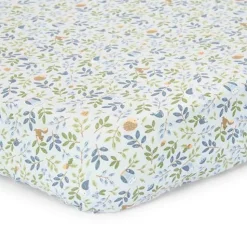 Junior hoeslaken - Blauw - Maat Junior - Forest Friends - Forest Adventure