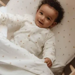 Junior hoeslaken - Wit - Maat Junior - Forest Friends - Forest Treasures