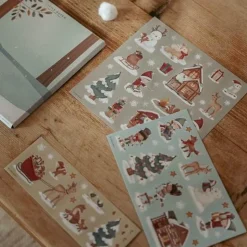 Kerst stickers - Meerkleurig