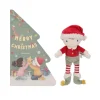 Kerstboek met knuffel Jim - Giftset - NL