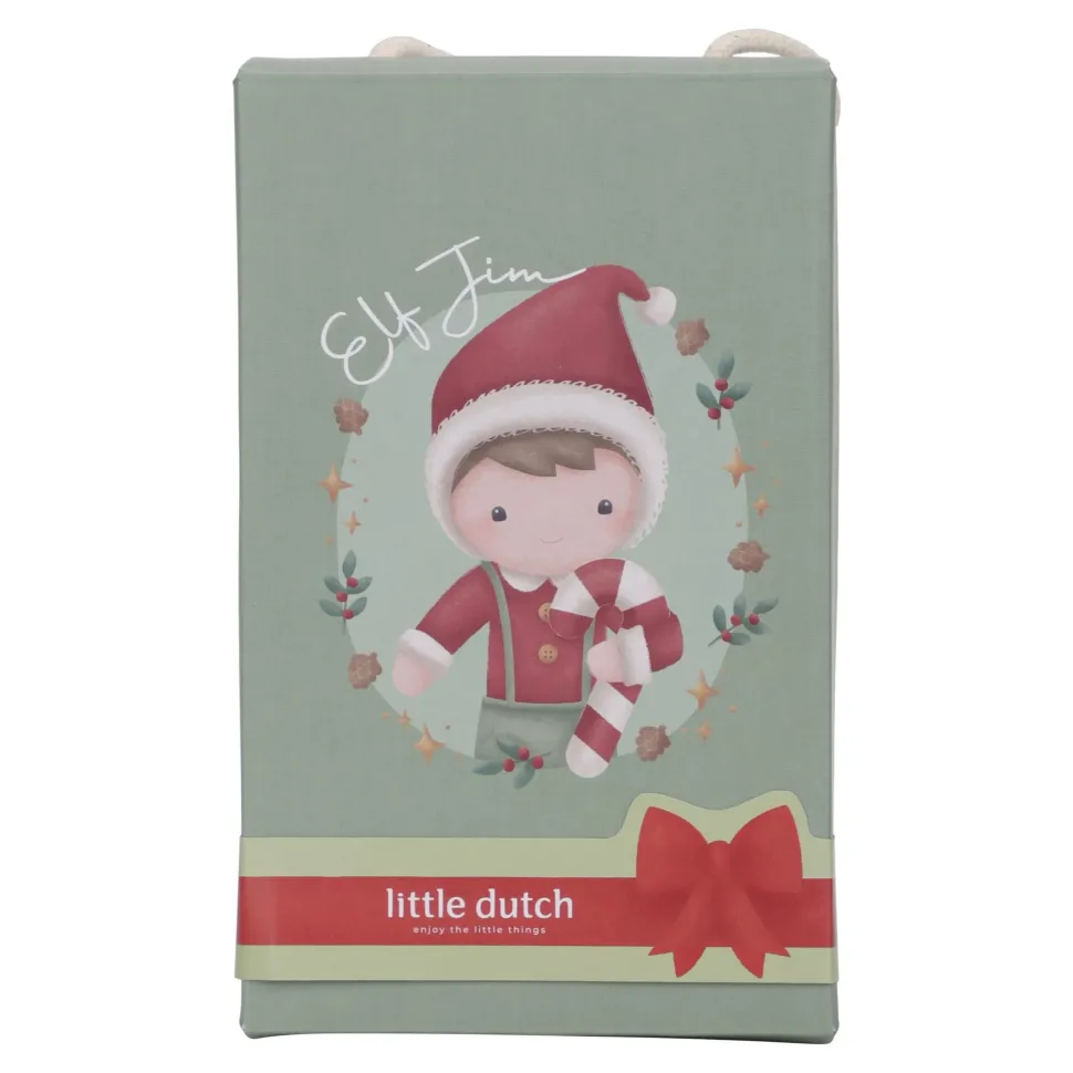 Kerstpop Jim - Rood - Christmas