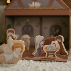 Kerststal speelkoffer