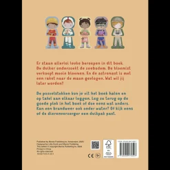 Kinderboek: Mijn puzzelboek - Beroepen - NL
