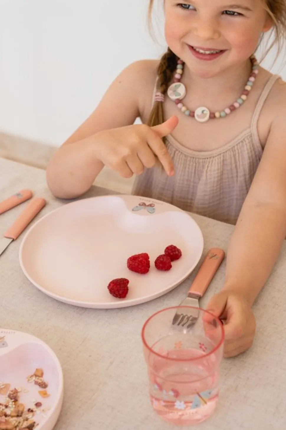 Kinderbord Flowers & Butterflies