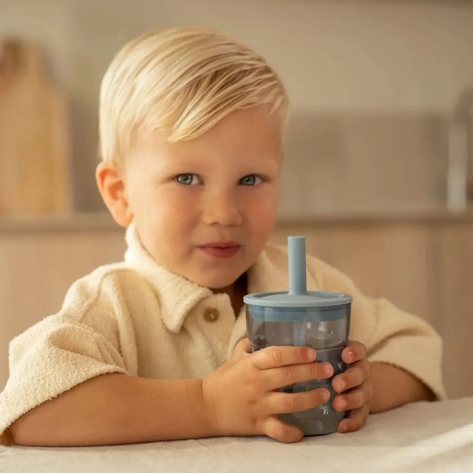 Kinderglas 250 ml Met Rietje Forest Friends