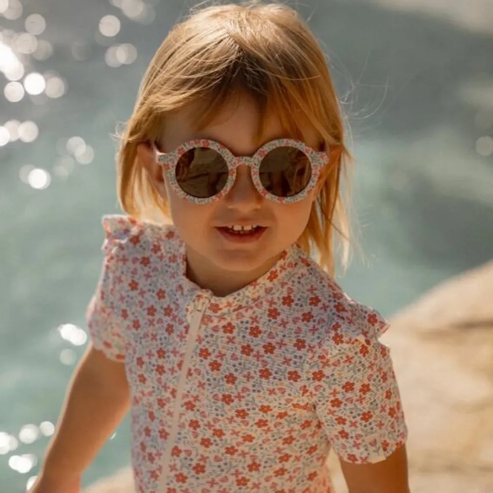 Kinderzonnebril Rond Bloemen