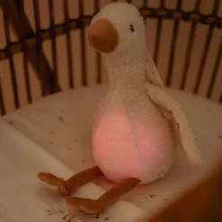 Knuffelgans Licht & Geluid - Wit - Little Goose