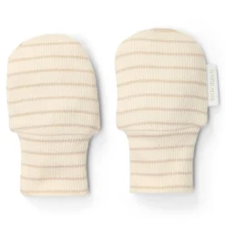 Krabwantjes - Beige - Maat one size - Newborn Naturals - Stripe