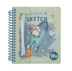 Kras- en schetsboek Jim & Friends