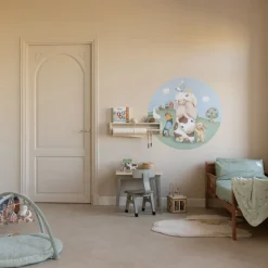 Ledikant dekbedovertrek - Groen - Little Farm