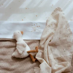 Ledikant hoeslaken - Wit - Newborn Naturals - Little Goose