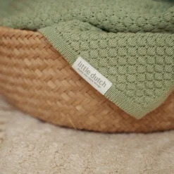 Ledikantdeken - Groen - Essentials