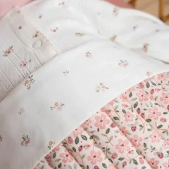 Ledikantdeken - Roze - Fairy Garden - Fairy Floral