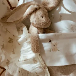 Ledikantlaken - Wit - Newborn Naturals - Baby Bunny