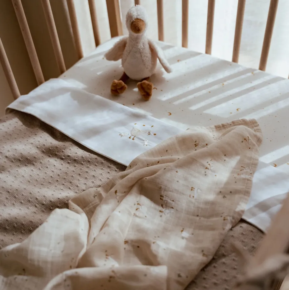 Ledikantlaken - Wit - Newborn Naturals - Little Goose