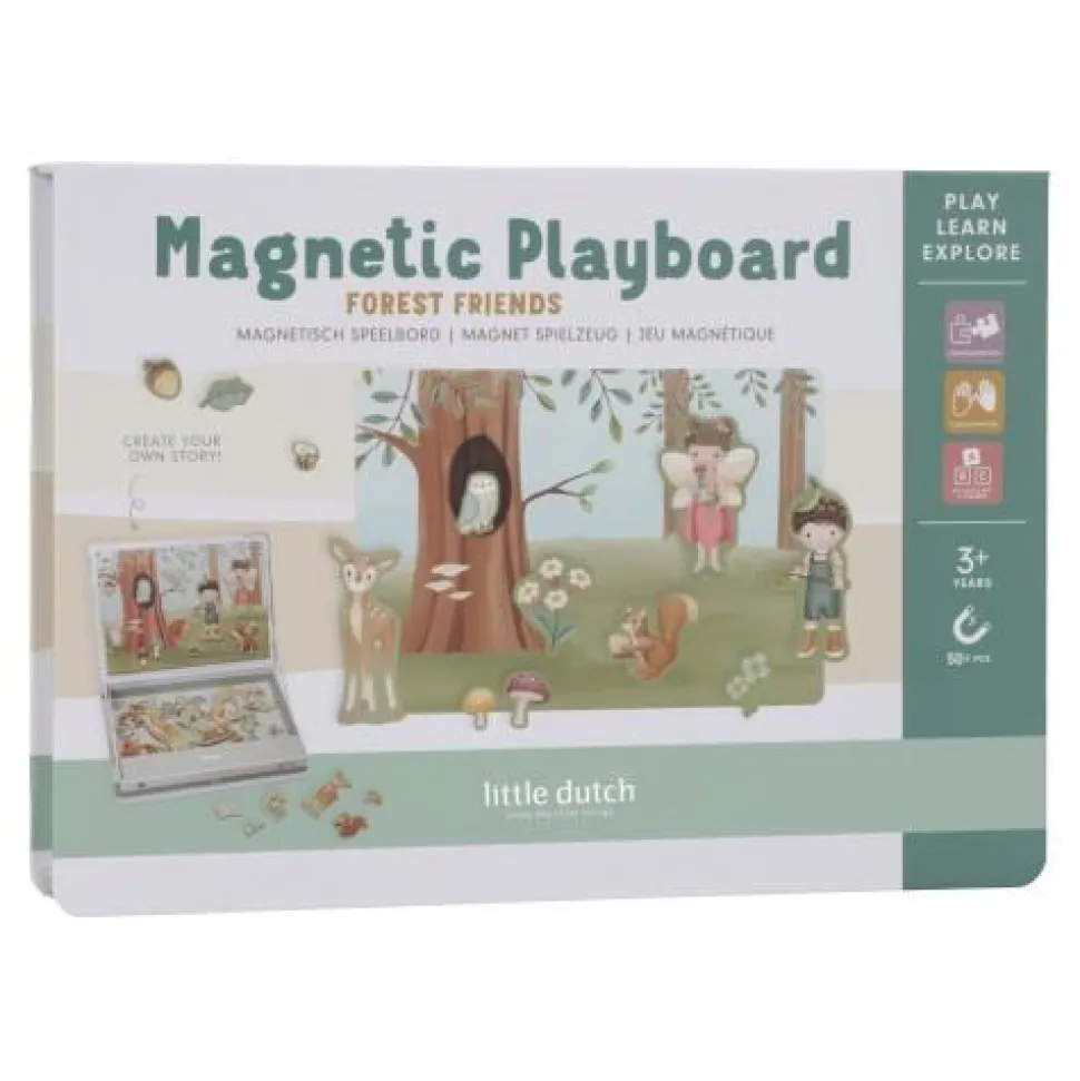 Magnetisch speelbord - Meerkleurig - Forest Friends