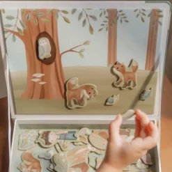 Magnetisch speelbord - Meerkleurig - Forest Friends