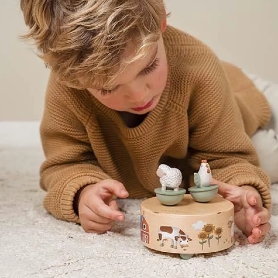 Muziekdoosje - Groen - Little Farm