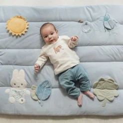 nijntje boxkleed - Blauw - Lucky Leaves