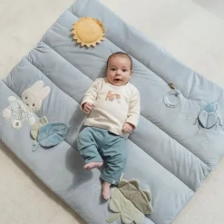 nijntje boxkleed - Blauw - Lucky Leaves