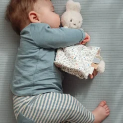 nijntje knuffeldoekje - Blauw - Lucky Leaves