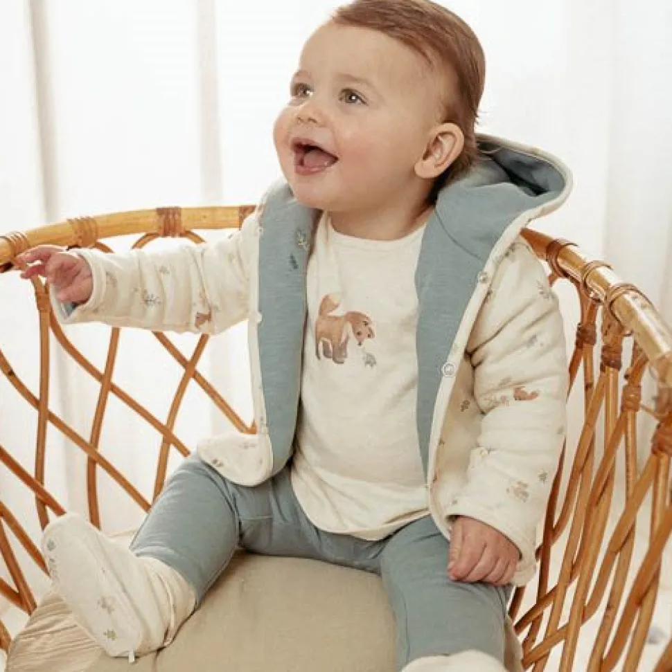 Omkeerbaar jasje - Blauw - Forest Friends