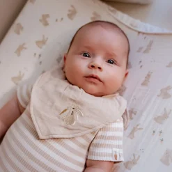 2-pack bandana slab - Wit - Newborn Naturals - Baby Bunny