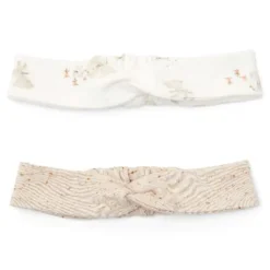 2-pack haarbanden - Zand - Newborn Naturals - Baby Bunny