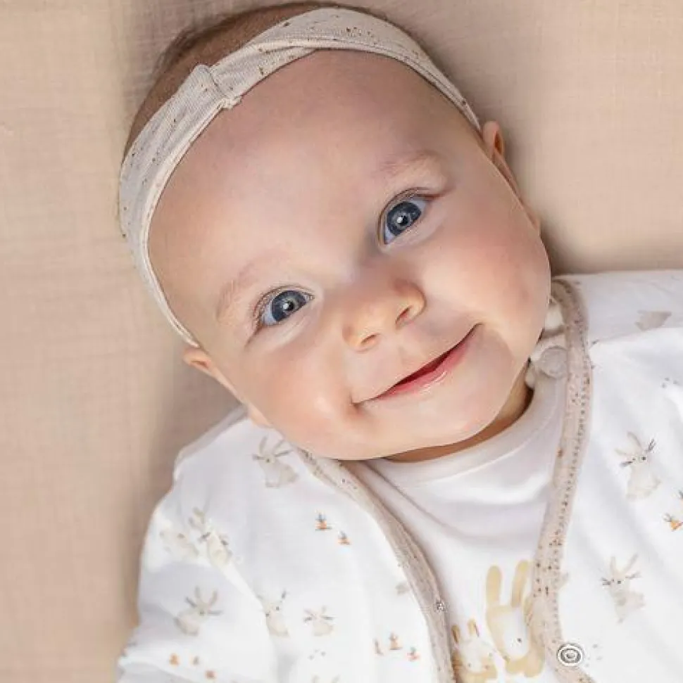 2-pack haarbanden - Zand - Newborn Naturals - Baby Bunny