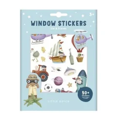 Raamstickers Jim & Friends