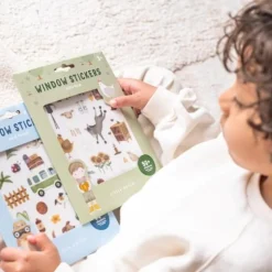 Raamstickers Little Farm