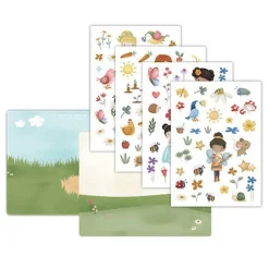 Raamstickers Rosa & Friends