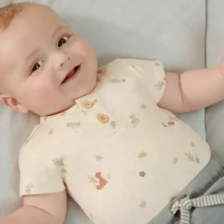 Romper korte mouw - Zand - Forest Friends