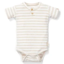 Romper korte mouw - Zand - Newborn Naturals