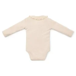 Romper lange mouw - Zand - Little Farm - Opdruk