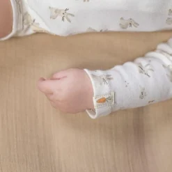 Romper overslag lange mouw - Wit - Newborn Naturals - Baby Bunny