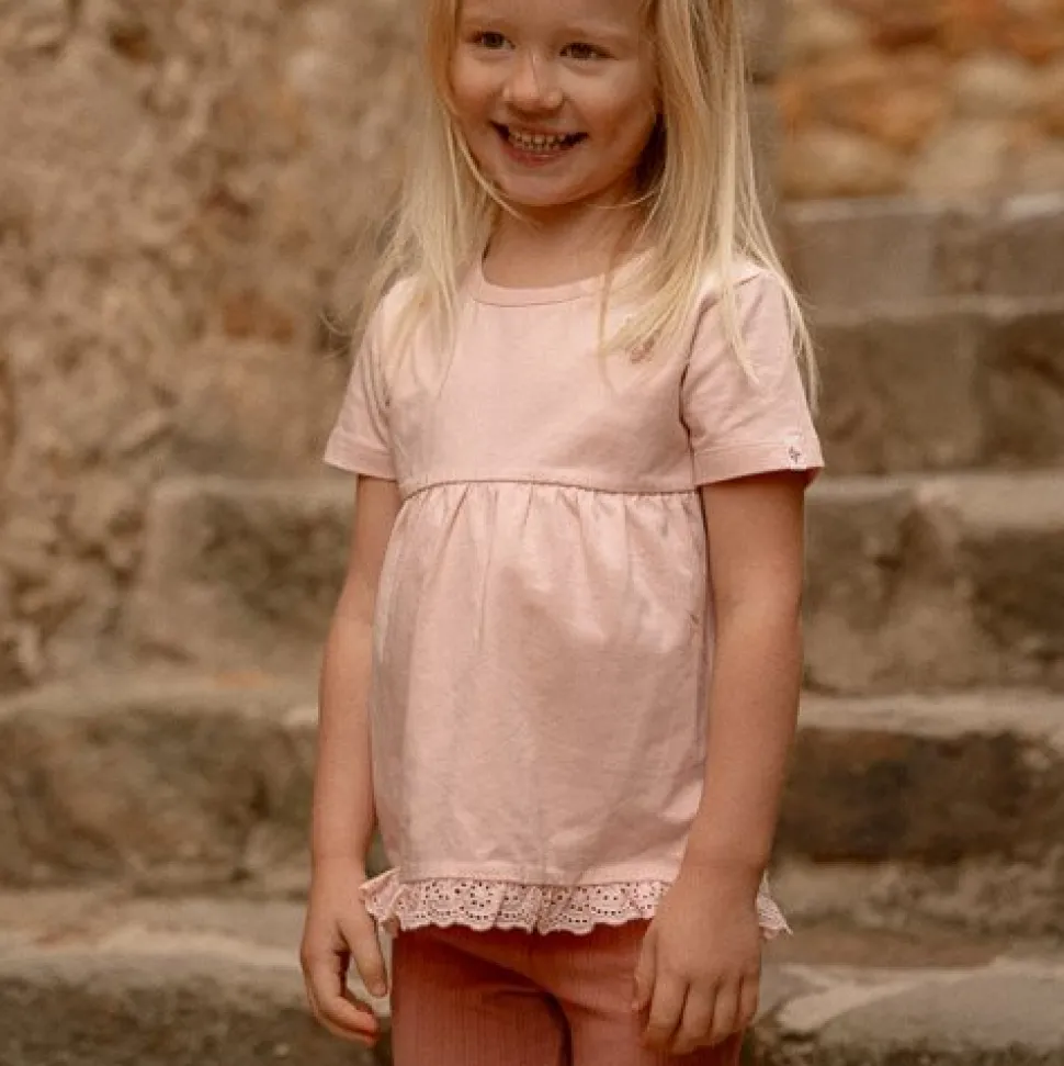 Shirt korte mouw - Lichtroze - Fairy Garden