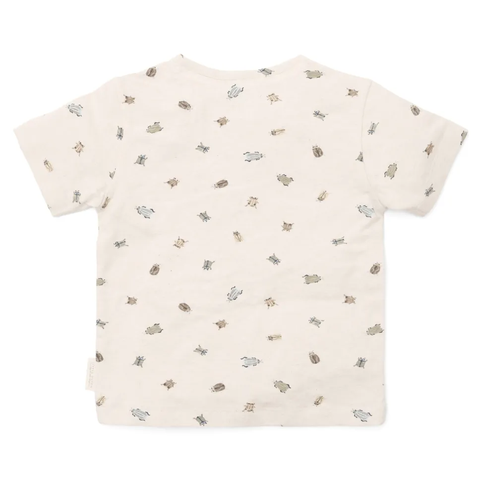 Shirt korte mouw - Zand - Forest Friends - Kevers