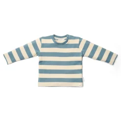 Shirt lange mouw - Blauw - Zand - Forest Friends - Stripe