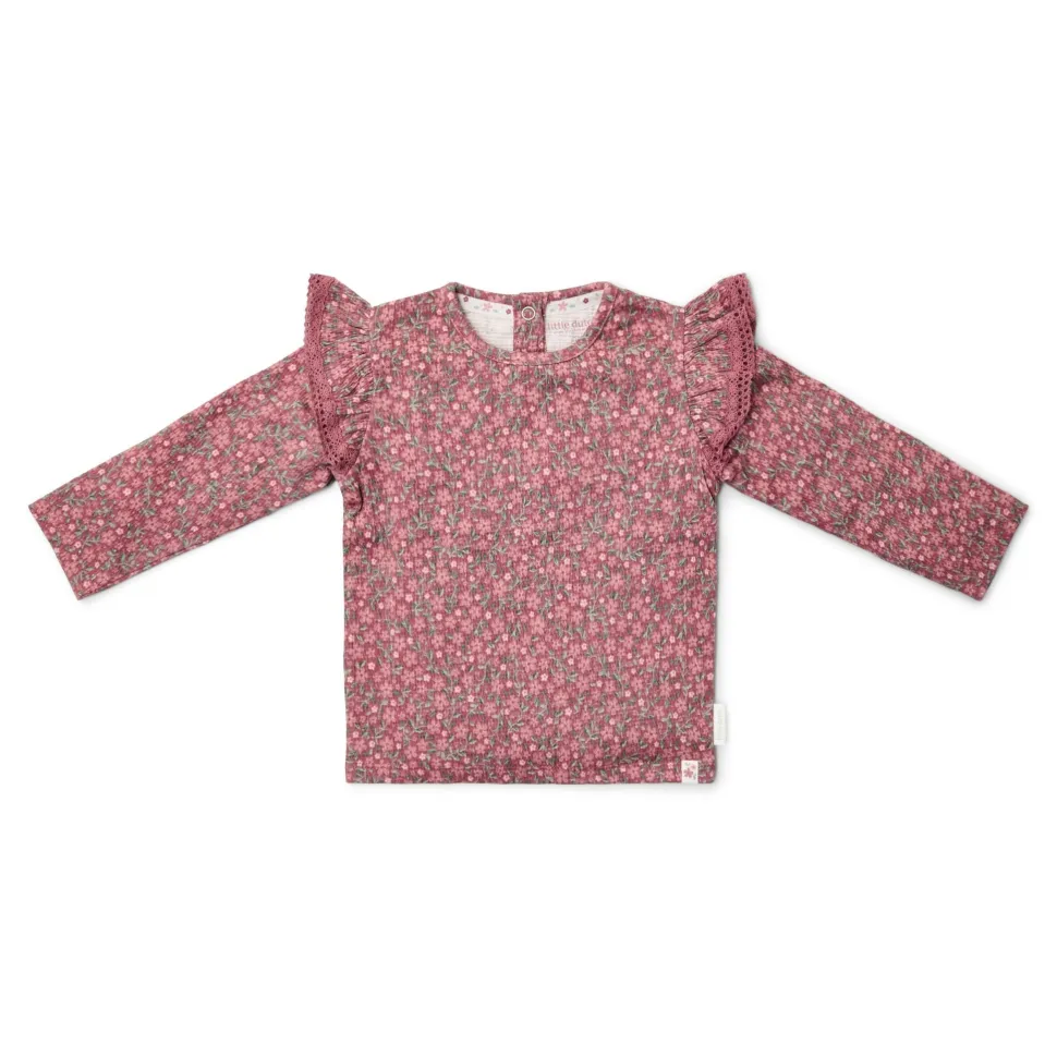 Shirt lange mouw - Roze - Fairy Garden - Bloemen