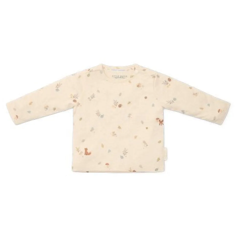 Shirt lange mouw - Zand - Forest Friends - All over print