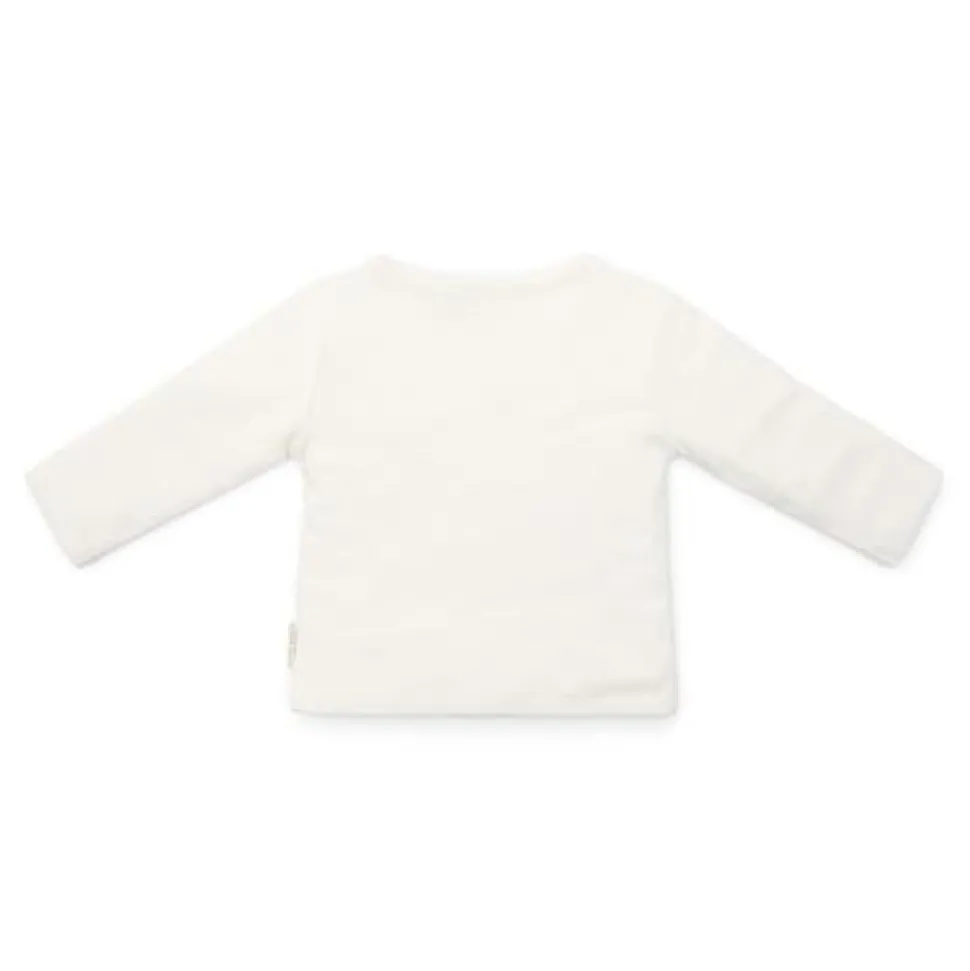 Shirt overslag lange mouw - Wit - Little Farm - Opdruk
