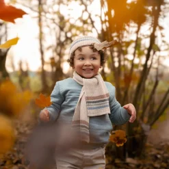 Sjaal - Bruin - Maat one size - Forest Friends - Stripe