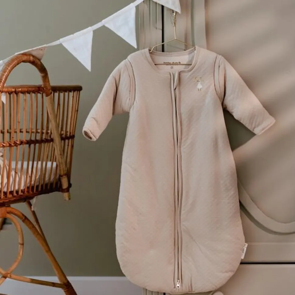 Slaapzak winter – Beige – Maat 90 cm – Newborn Naturals – Little Goose