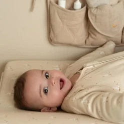 Slaapzak winter – Beige – Maat 70 cm – Newborn Naturals – Little Goose
